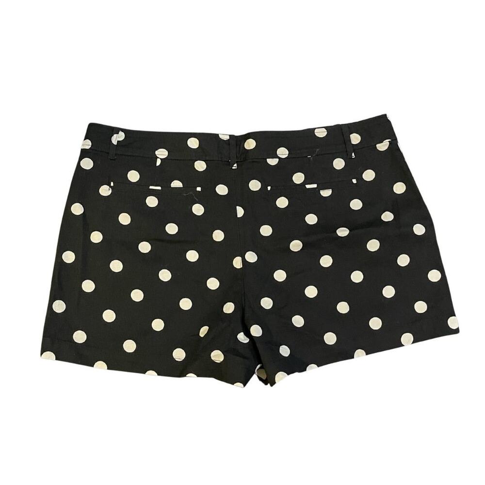 Ny&C Polka Dot Chino Shorts Size 16 Casual Vacation Preppy Chic - Picture 2 of 4